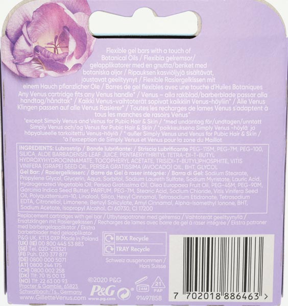 Gillette Women Venus Breeze 8er Klingen