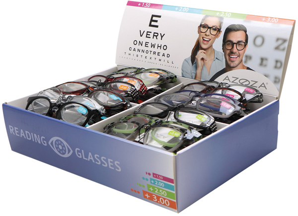 Reading Glasses Trend assortment 48pcs in display