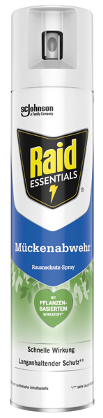 Raid Essentials spray de protection