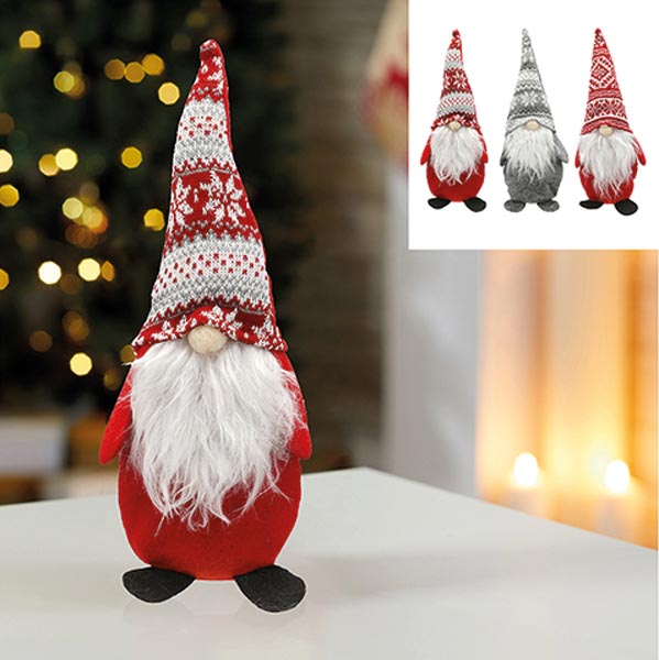 Super gnome 3 assorted. 33cm, dimensions approx. 33x13x