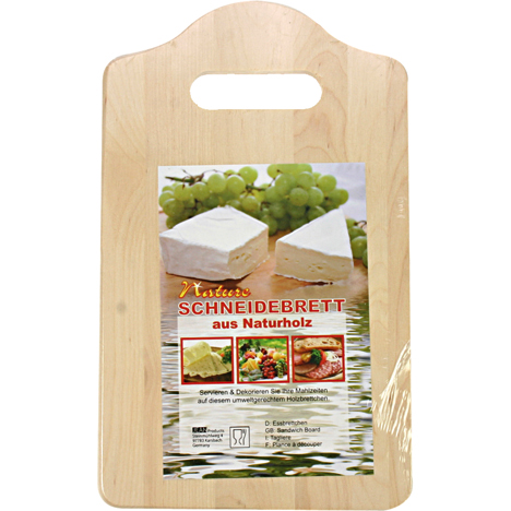 Kitchen Cutting Board Hangable 25x15x1cm Wooden