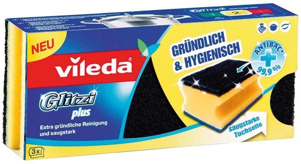 Vileda Glitzi Plus 3's Standard