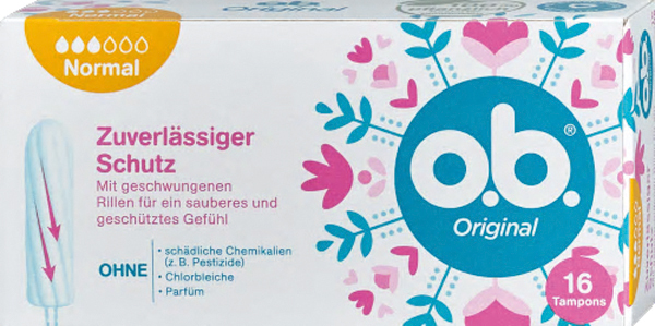 O.B. Tampons Normal 16pcs