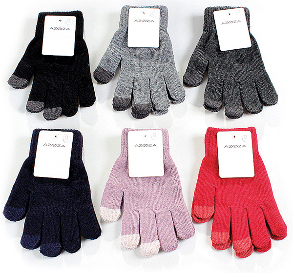 Winter Women Gloves 6fold w touchfunctionality