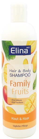 Gel Douche Elina med 500ml Famille Cheveux &