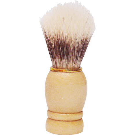 Blaireau de manche en bois 9cm Manche Or