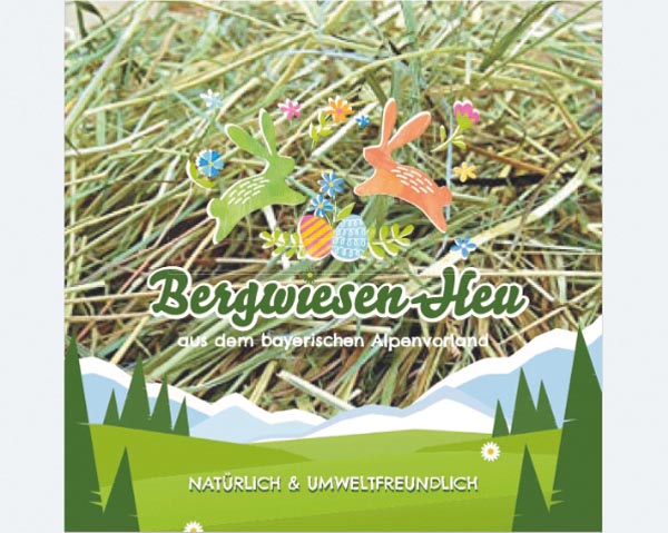 Bergwiesenheu nachhaltig aus der Natur 50g