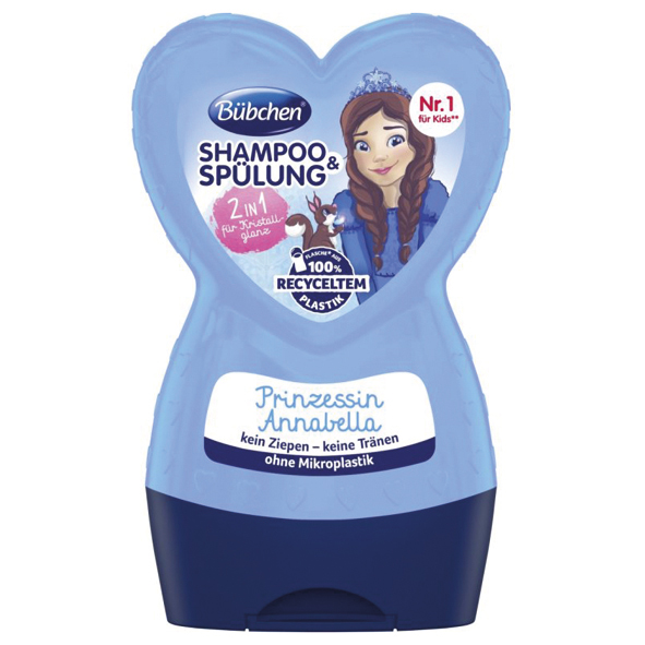 Kinder Shampoo & Spülung 2in1 Prinzessin