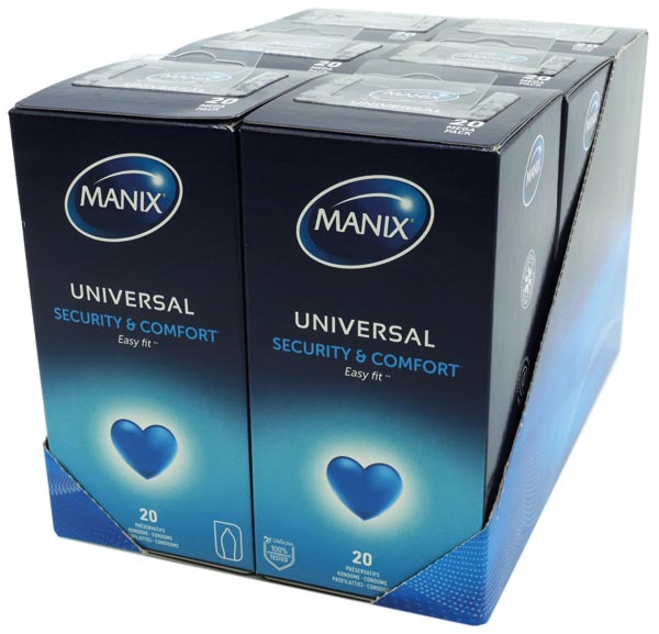 Condoms Manix 20pcs Universal Security&Comfort