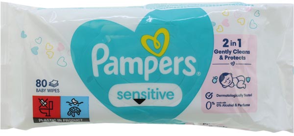 Pampers Feuchttücher Sensitive 15x80 Sparpack