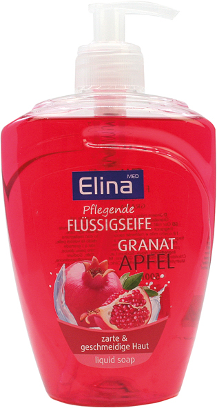 Elina Pomegranate Soap Liquid 500ml w/ Pump