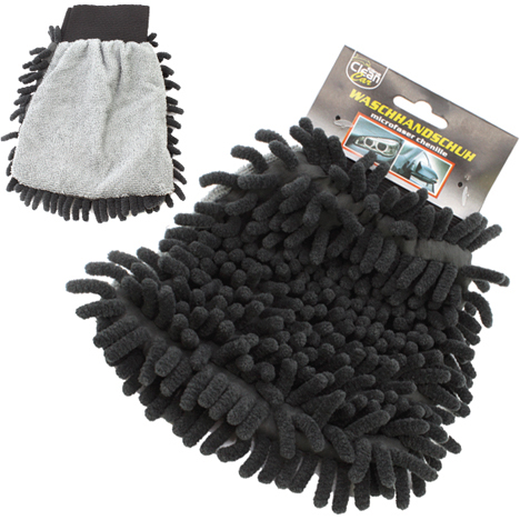 CLEAN Car Microfiber Wash Mitt Chenille 15x20cm