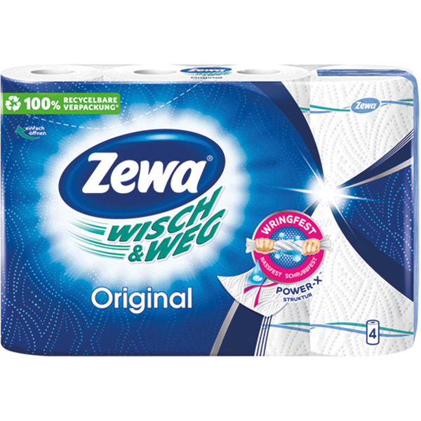 Zewa Wipe & Way 4x45 Feuille