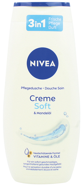 Douche Nivea 250ml Crème douce