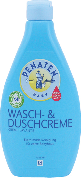 Penaten wash and shower 400ml scentfree