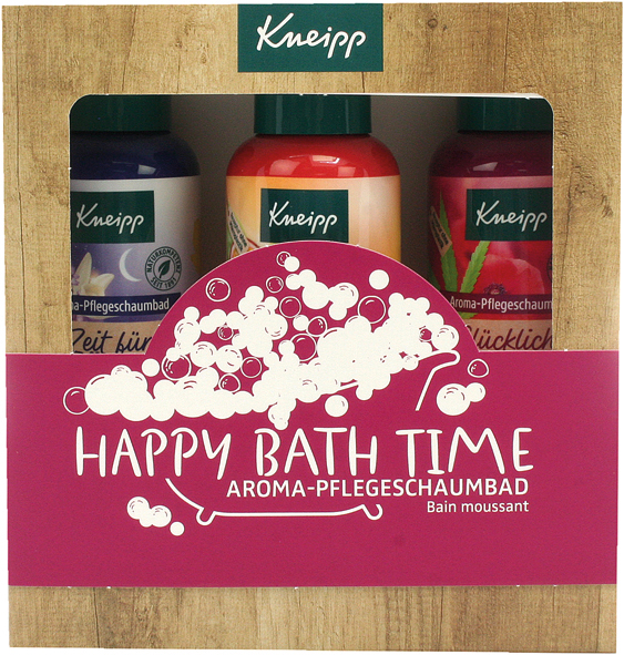 Pack cadeau Kneipp Happy Bath Time 3x100ml