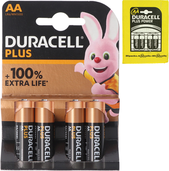 Batterie Duracell Plus MN1500 Mignon 4pcs