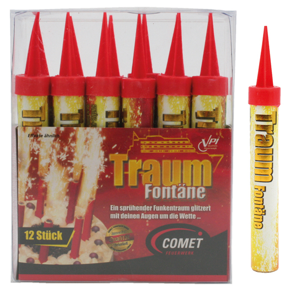 Fontaines de rêve de fête 12's, durée de comb.