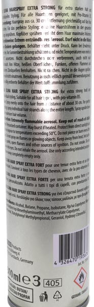 Hairspray Elina 300ml extra strong hold