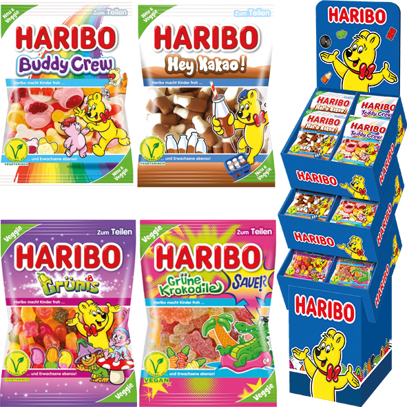 Food Haribo 175/200g Xmas 133's Display