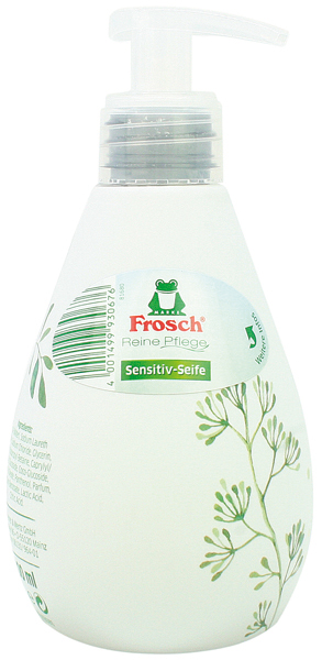 Savon déco grenouille Pure Care Sensitiv 300ml