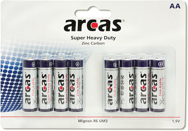 Batteries Arcas R06 Mignon AA pack of 8