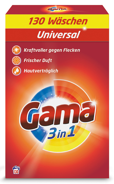 Gama Universalwaschmittel 130WL 7,8kg Packung