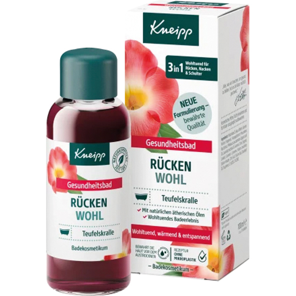 Kneipp health bath 100ml back + shoulder