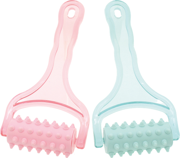 Massage Roller 18x9cm pink & turquoise assorted