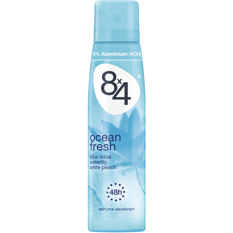 8x4 Deo Spray 150ml Ocean Boost