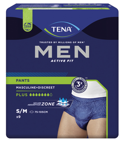 Tena Men Pants Plus Größe M 9er