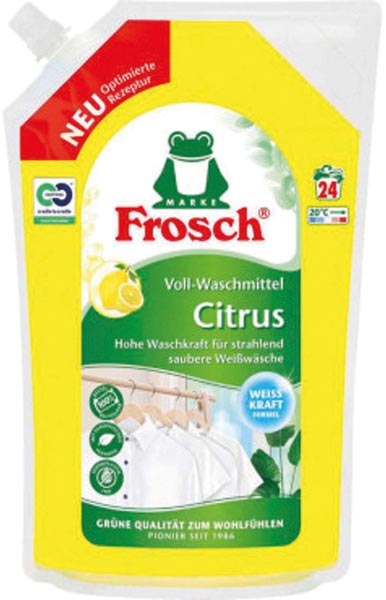 Frosch Liquid Laundry Detergent 24sc Citrus