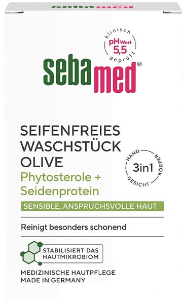 Sebamed Seifenfreies Waschstück 150g Olive
