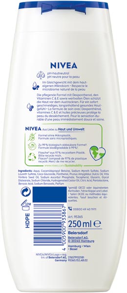 Nivea Dusch 250ml Creme Protect