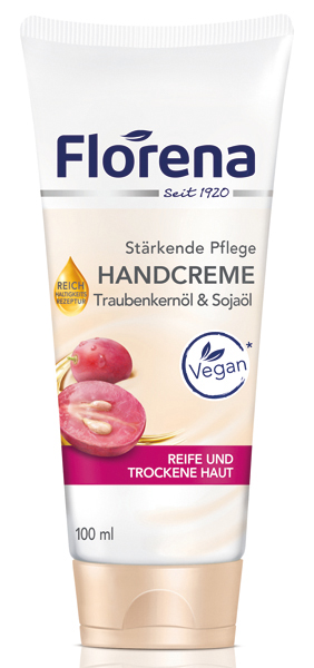 Crème pour les mains 100ml Florena Traubenkernöl