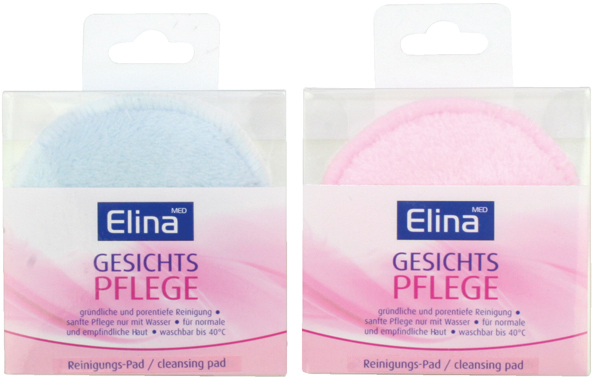 Gesichtsreinigungs-Pad 2er 7,5cm in PVC-Box