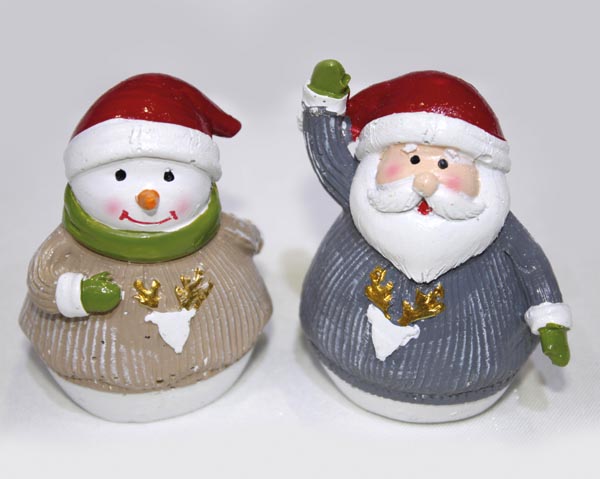 Schneemann o. Santa 7x4,6x5cm