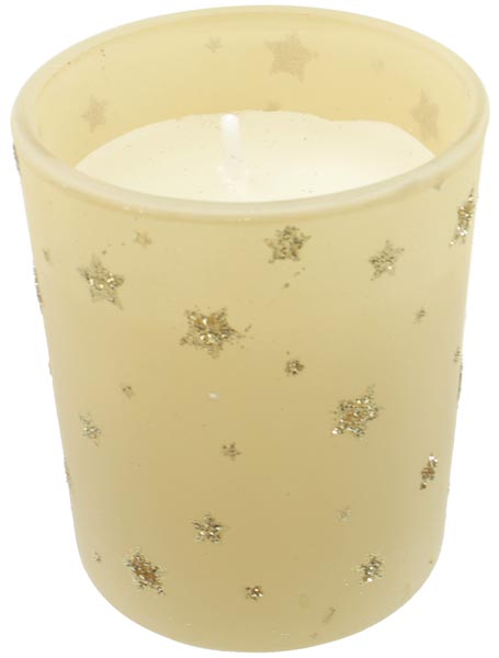 Kerzenglas 5,5x6,5cm gefüllt mit Wachs