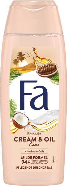 Fa Dusch 250ml Cream & Oil Cacao