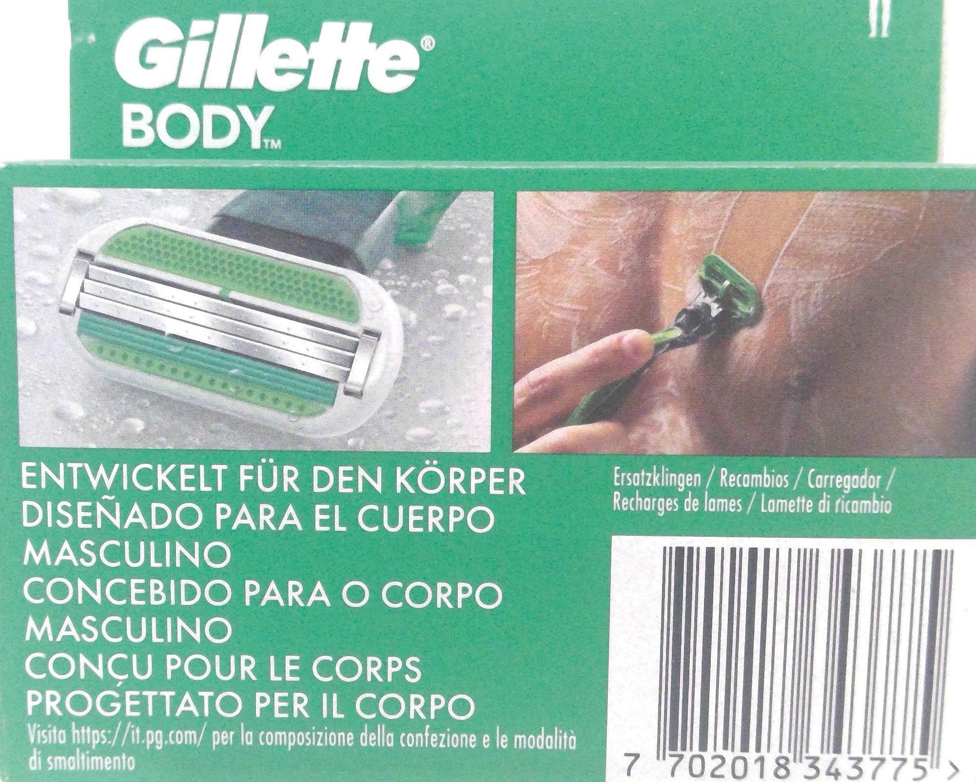 Gillette Body 4pc Blades