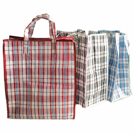 Shopping Bag XL 40x45x18cm Plaid Colours