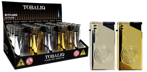 Briquet électrique. Flamme jet en métal