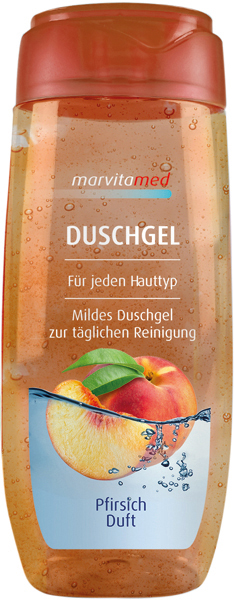 Marvita med shower gel 300ml peach