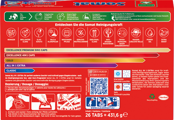 Somat All in 1 Extra Spülmaschinentabs 26er