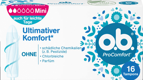 O.B. Tampons ProComfort Mini 16pcs