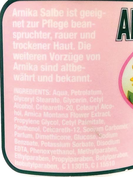 Cream Heideschäfer 100ml Arnica Salve in Jar