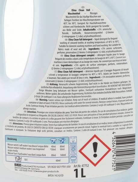 Laundry Detergent CLEAN Full Detergent 1L