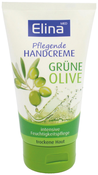 Crème Elina pour les mains 150ml Huile olive Tube