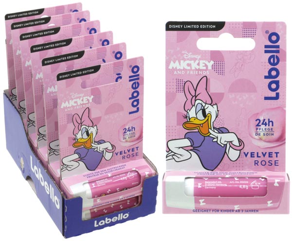 Labello Lippenpfl. Velvet Rose Daisy Duck 4,8g