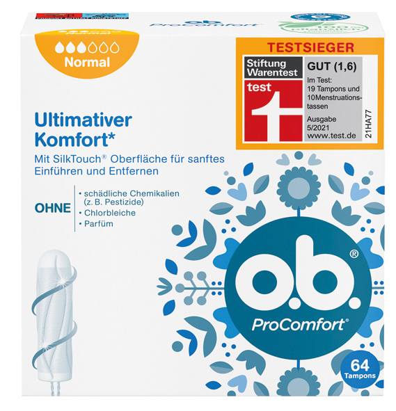 O.B. Tampons Pro Comfort Normal 64's